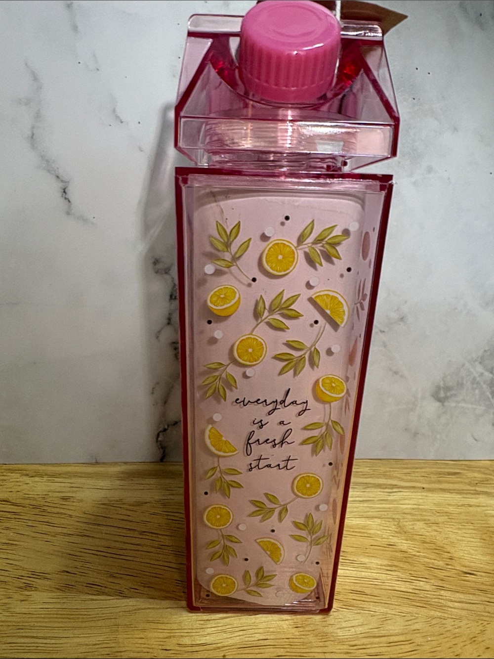 Pink Citrus Water Bottle